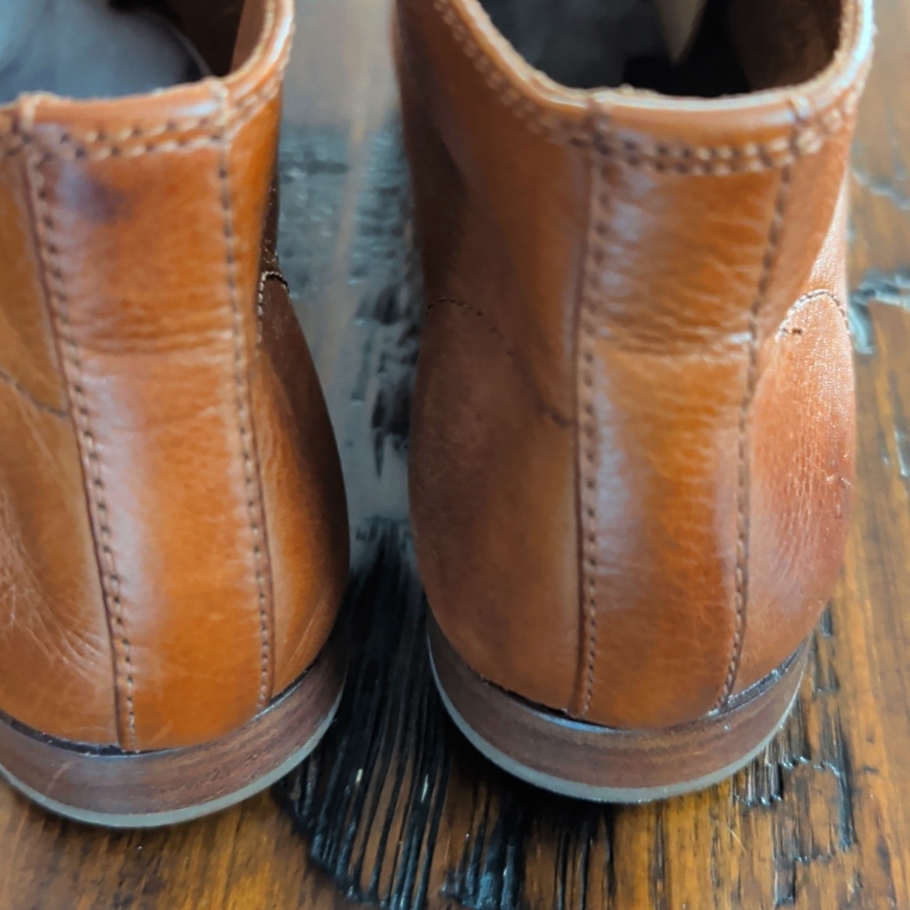 Frye Jillian Classic Caramel Soft Leather Chukka Ankle Boots Size 6.5M - SALE! - Picture 6 of 17